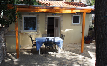 Apartment with patio