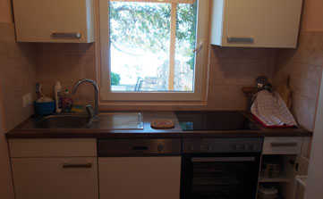 Apartment with patio