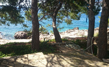 Apartment with patio